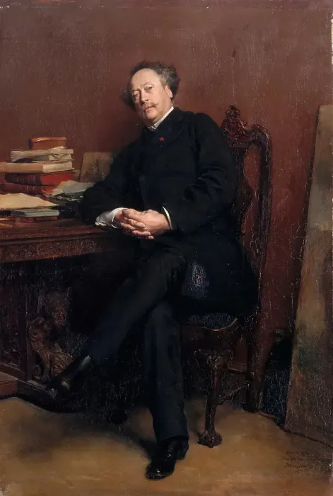 Framed Print : Alexandre Dumas, fils (1824-1895). Artist: Meissonier, Ernest Jean Louis (1815-1891) Framed Print : Alexandre Dumas, fils (1824-1895). Artist: Meissonier, Ernest Jean Louis (1815-1891)