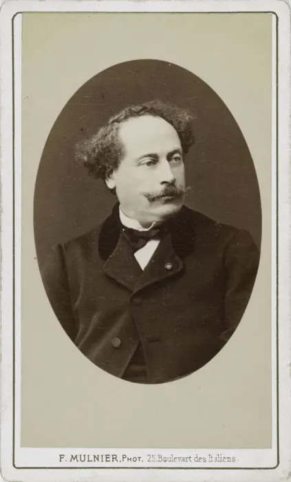 Framed Print : Alexandre Dumas, fils (1824-1895), 1895. Creator: Mulnier, Ferdinand (1817-1891) Framed Print : Alexandre Dumas, fils (1824-1895), 1895. Creator: Mulnier, Ferdinand (1817-1891)