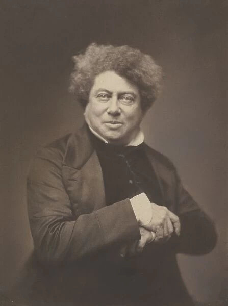 Alexandre Dumas pere (1802-1870), 1855. Creator: Nadar (French, 1820-1910)