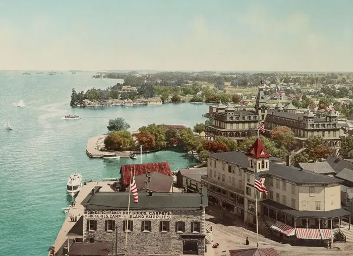 Framed Print : Alexandria Bay, Thousand Islands, c1901. Creator: Unknown Framed Print : Alexandria Bay, Thousand Islands, c1901. Creator: Unknown