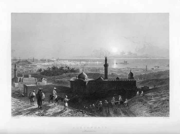 Framed Print : Alexandria, Egypt, 1841. Artist: Roger Young Framed Print : Alexandria, Egypt, 1841. Artist: Roger Young