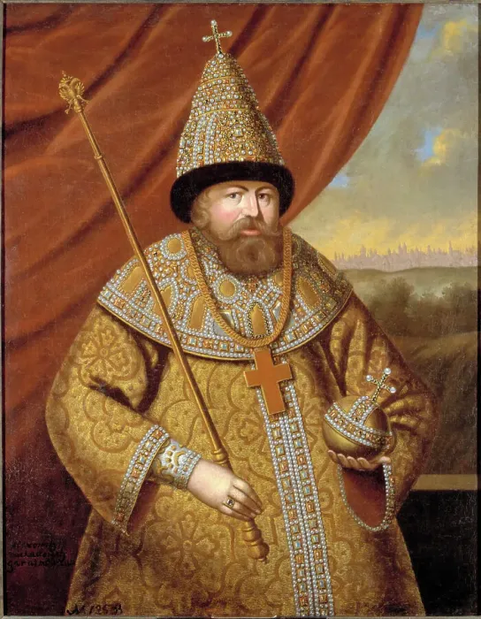 Framed Print : Alexei Mikhailovich, Tsar of Russia, c17th century. Creator: Anon Framed Print : Alexei Mikhailovich, Tsar of Russia, c17th century. Creator: Anon