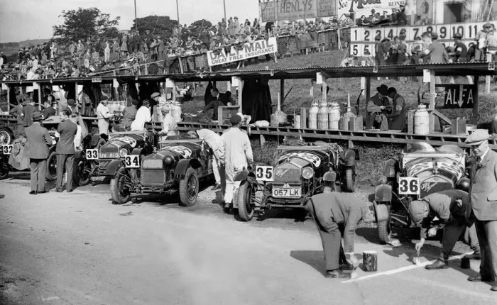 Framed Print : Alfa Romeos in the pits at the RAC TT Race, Ards Circuit, Belfast, 1929 Artist: Bill Brunell Framed Print : Alfa Romeos in the pits at the RAC TT Race, Ards Circuit, Belfast, 1929 Artist: Bill Brunell