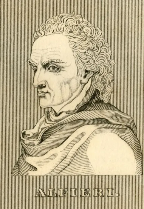 Framed Print : Alfieri, (1749-1803), 1830. Creator: Unknown Framed Print : Alfieri, (1749-1803), 1830. Creator: Unknown