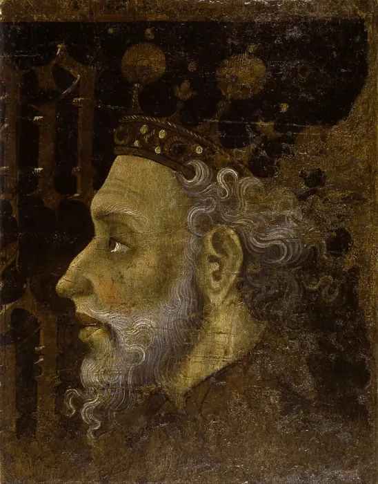Framed Print : Alfonso V (1396-1458), King of Aragon. Artist: Mateu, Jaume (before 1402-after 1452) Framed Print : Alfonso V (1396-1458), King of Aragon. Artist: Mateu, Jaume (before 1402-after 1452)