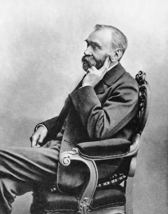 Framed Print : Alfred Berhard Nobel, c1880s Framed Print : Alfred Berhard Nobel, c1880s