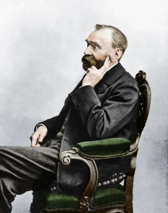 Framed Print : Alfred Berhard Nobel, c1880s Framed Print : Alfred Berhard Nobel, c1880s