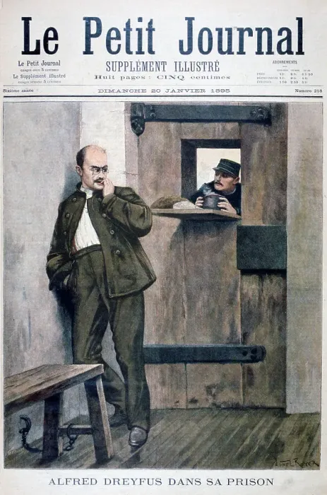 Framed Print : Alfred Dreyfus in Prison, 1895 Framed Print : Alfred Dreyfus in Prison, 1895