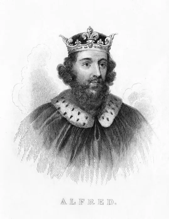 Framed Print : Alfred the Great, (19th century) Framed Print : Alfred the Great, (19th century)