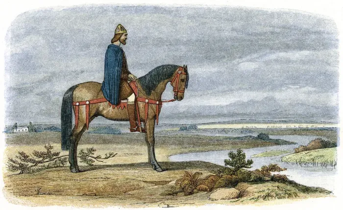 Framed Print : Alfred the Great (849-899), Anglo-Saxon king of Wessex from 871, 885 (1864) Framed Print : Alfred the Great (849-899), Anglo-Saxon king of Wessex from 871, 885 (1864)