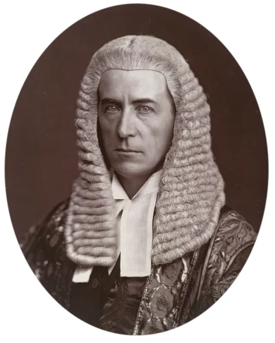 Framed Print : Alfred Henry Thesiger, Lord Justice of Appeal, 1880. Creator: Lock & Whitfield Framed Print : Alfred Henry Thesiger, Lord Justice of Appeal, 1880. Creator: Lock & Whitfield