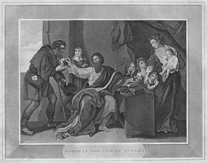 Framed Print : Alfred in the Isle of Nobles, 1838 Framed Print : Alfred in the Isle of Nobles, 1838