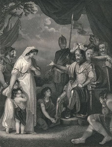 Alfred Liberating the Family of Hastings. Creator: Singleton