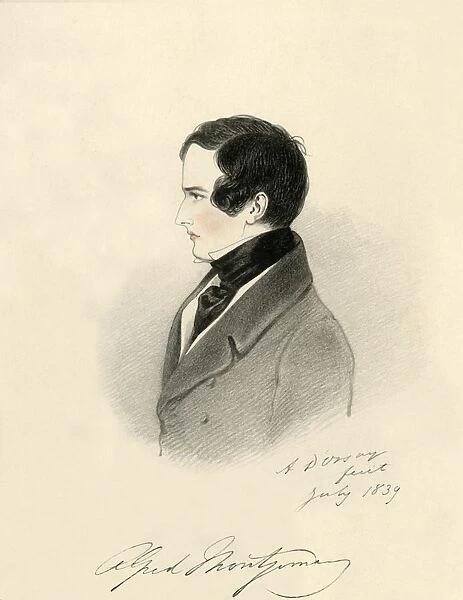 Alfred Montgomery, 1839. Creator: Richard James Lane