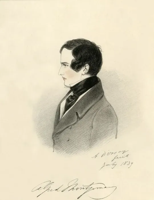 Framed Print : Alfred Montgomery, 1839. Creator: Richard James Lane Framed Print : Alfred Montgomery, 1839. Creator: Richard James Lane