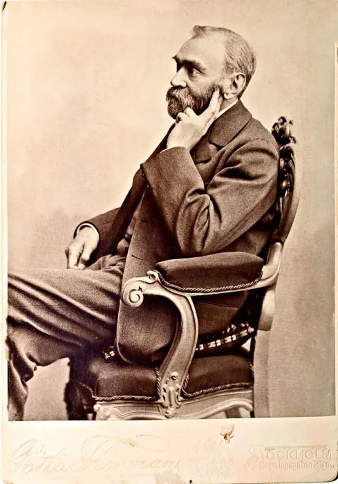 Framed Print : Alfred Nobel (1833-1896), 1870s-1880s Framed Print : Alfred Nobel (1833-1896), 1870s-1880s