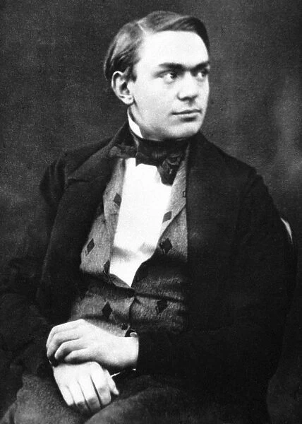 Alfred Nobel (1833?1896), aged 20 Artist: Anonymous