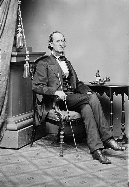 Alfred Osborn Pope Nicholson of Tennessee, between 1855 and 1865. Creator: Unknown