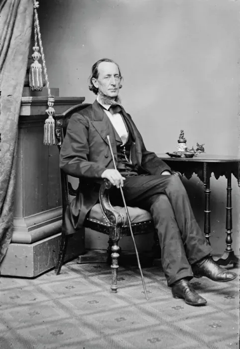 Framed Print : Alfred Osborn Pope Nicholson of Tennessee, between 1855 and 1865. Creator: Unknown