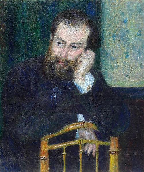 Alfred Sisley, 1876. Creator: Pierre-Auguste Renoir