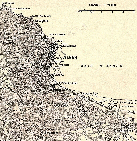 'Alger et ses environs; Afrique du nord, 1914. Creator: Unknown