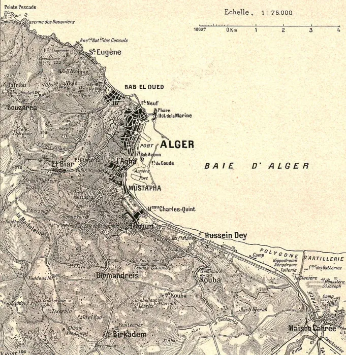 Framed Print : Alger et ses environs; Afrique du nord, 1914. Creator: Unknown Framed Print : Alger et ses environs; Afrique du nord, 1914. Creator: Unknown