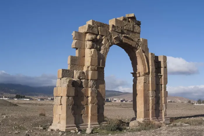 Framed Print : Algeria, Lambaesis, Commodus Arch Framed Print : Algeria, Lambaesis, Commodus Arch