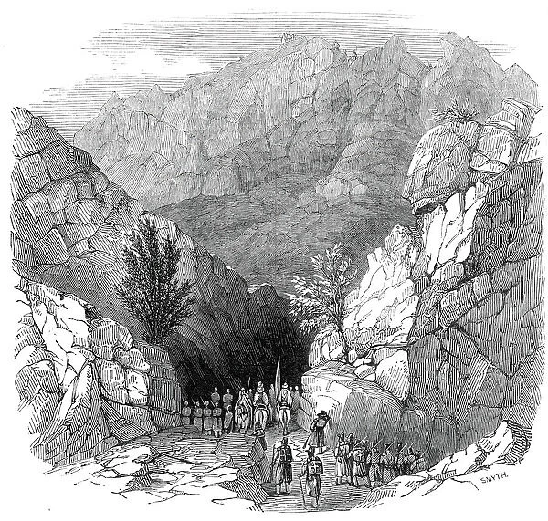 Algeria - passage of the Iron Gates, 1845. Creator: Smyth
