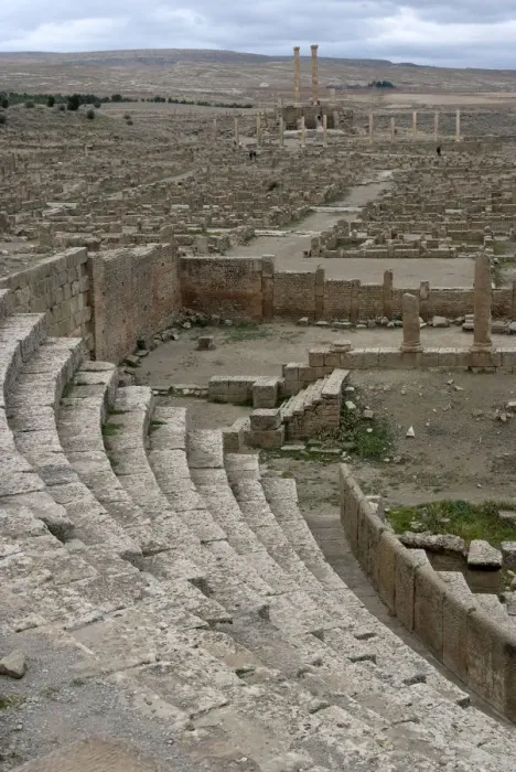 Framed Print : Algeria, Timgad, Theatre Framed Print : Algeria, Timgad, Theatre