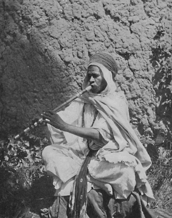 Framed Print : Algerian native flute player, 1912 Framed Print : Algerian native flute player, 1912