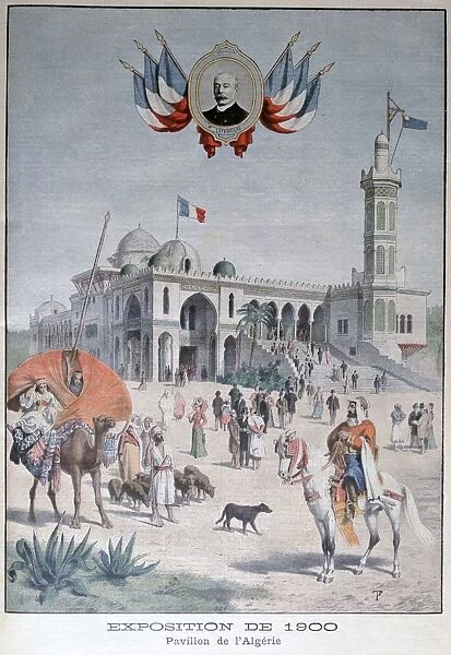 The Algerian pavilion at the Universal Exhibition of 1900, Paris, 1900