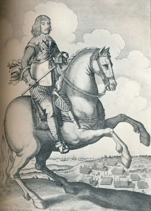 Framed Print : Algernon Percy, 10th Earl of Northumberland, 1640. Artist: Wenceslaus Hollar