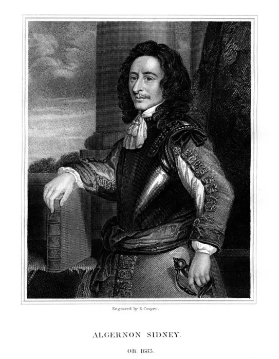 Framed Print : Algernon Sydney, English politician, (1824). Artist: R Cooper Framed Print : Algernon Sydney, English politician, (1824). Artist: R Cooper