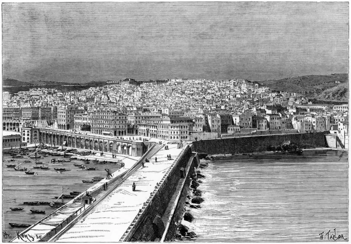 Framed Print : Algiers, Algeria, c1890. Artist: Armand Kohl Framed Print : Algiers, Algeria, c1890. Artist: Armand Kohl