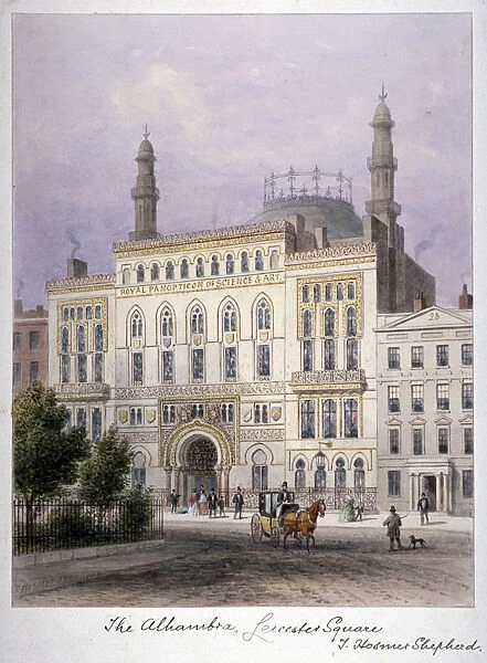 The Alhambra, Leicester Square, Westminster, London, c1858