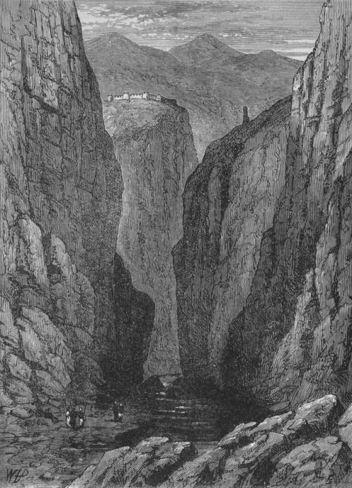 Framed Print : Ali Musjid and the Khyber Pass, c1880 Framed Print : Ali Musjid and the Khyber Pass, c1880