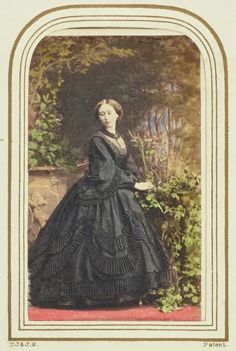 Framed Print : Alice (1843 - 1878), Grand Duchess of Hesse, 1861. Creator: Camille Silvy Framed Print : Alice (1843 - 1878), Grand Duchess of Hesse, 1861. Creator: Camille Silvy