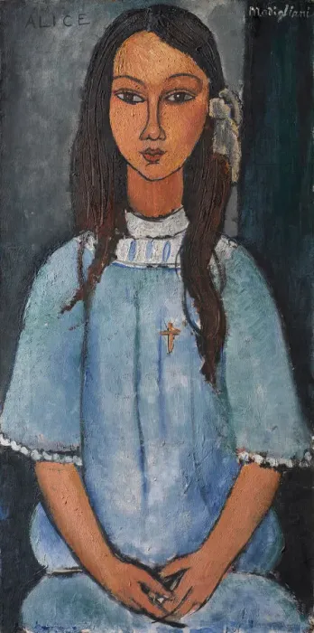 Framed Print : Alice, c. 1918. Artist: Modigliani, Amedeo (1884-1920) Framed Print : Alice, c. 1918. Artist: Modigliani, Amedeo (1884-1920)