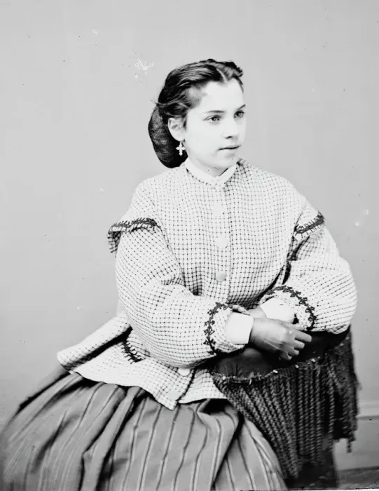 Framed Print : Alice Harrison, between 1855 and 1865. Creator: Unknown Framed Print : Alice Harrison, between 1855 and 1865. Creator: Unknown