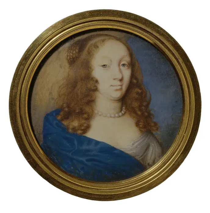 Framed Print : Alice, Lady Lisle, 1648. Creator: John Hoskins the younger Framed Print : Alice, Lady Lisle, 1648. Creator: John Hoskins the younger
