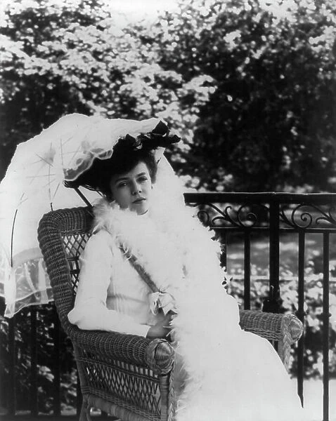 Alice (Roosevelt) Longworth, 1884-1980, between c1890 and c1910. Creator: Frances Benjamin Johnston