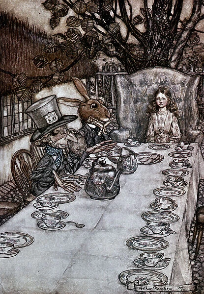 Alice in Wonderland, 1917. Artist: Arthur Rackham