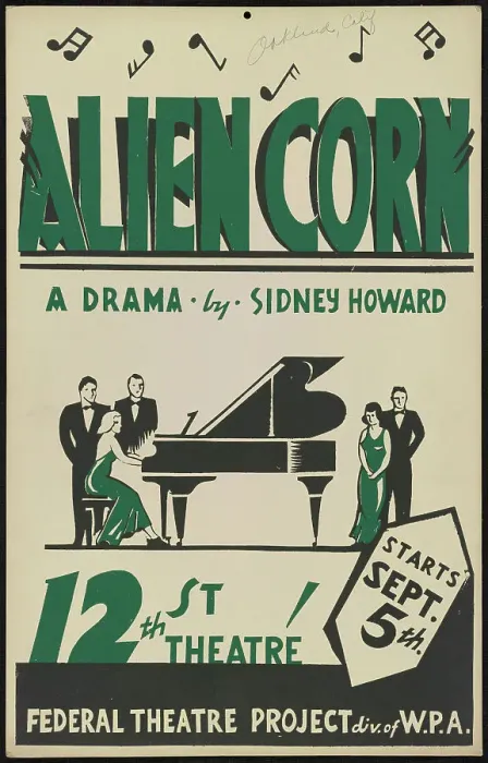 Framed Print : Alien Corn, [193-]. Creator: Unknown