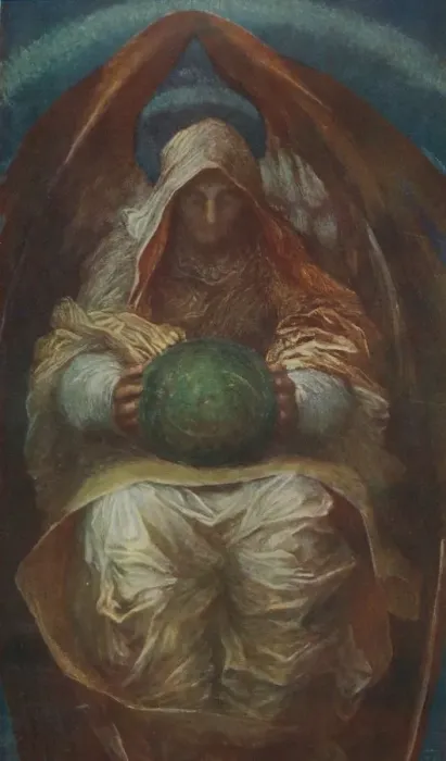 Framed Print : The All-Pervading, c1887, (1912). Artist: George Frederick Watts Framed Print : The All-Pervading, c1887, (1912). Artist: George Frederick Watts