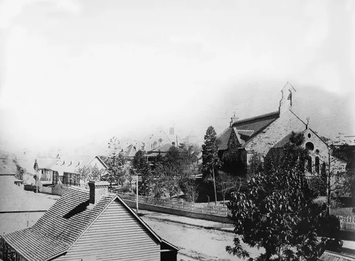 Framed Print : All Saints Anglican Church Wickham Terrace, Brisbane, Queensland, 1888 Framed Print : All Saints Anglican Church Wickham Terrace, Brisbane, Queensland, 1888