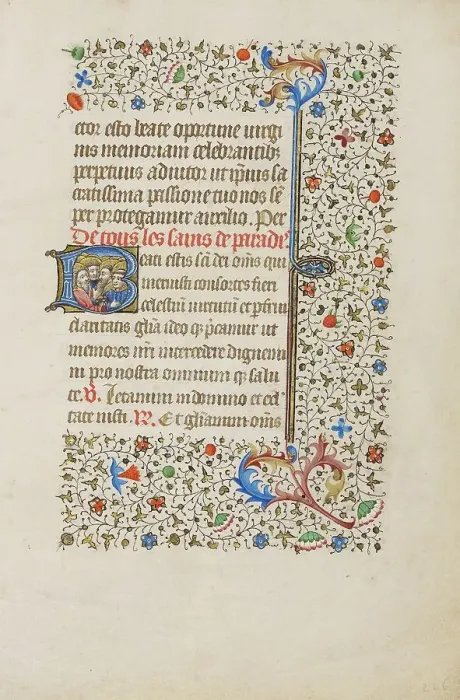Framed Print : All Saints; Book of Hours, about 1440-1450. Creator: Workshop of the Bedford Master Framed Print : All Saints; Book of Hours, about 1440-1450. Creator: Workshop of the Bedford Master