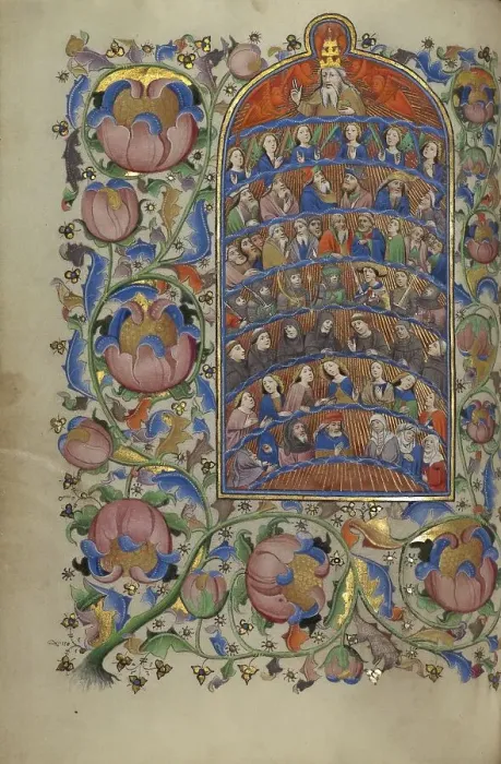 Framed Print : All Saints; Book of Hours, about 1450-1455. Creator: Master of Guillebert de Mets Framed Print : All Saints; Book of Hours, about 1450-1455. Creator: Master of Guillebert de Mets