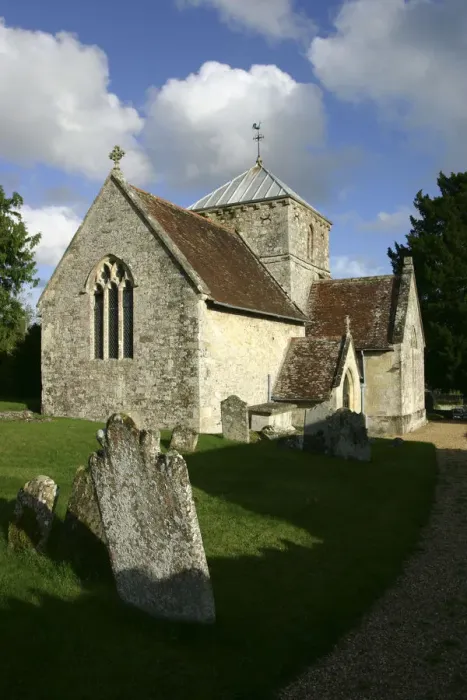 Framed Print : All Saints Church, Fonthill Bishop, Wiltshire, 2005 Framed Print : All Saints Church, Fonthill Bishop, Wiltshire, 2005