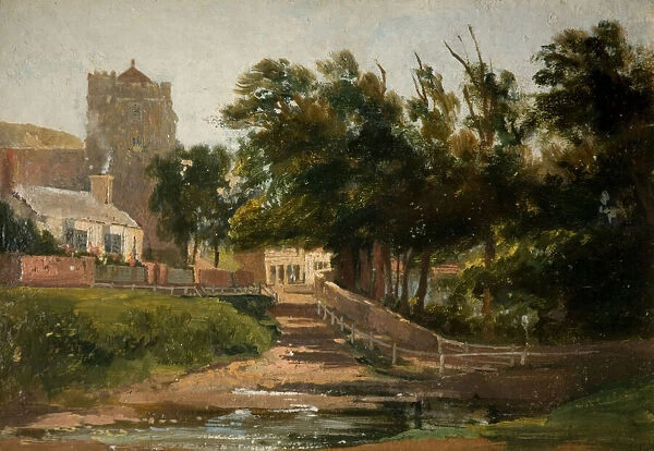 All Saints Church, Hastings, 1813. Creator: David Cox the elder