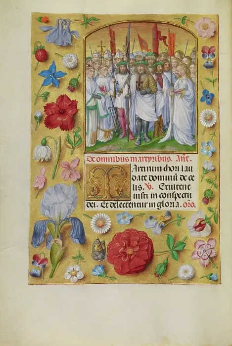 Framed Print : All Saints; Spinola Hours, about 1510-1520. Creator: Master of James IV of Scotland Framed Print : All Saints; Spinola Hours, about 1510-1520. Creator: Master of James IV of Scotland